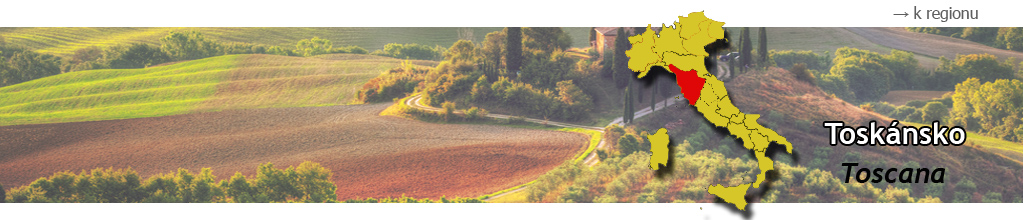 Toskánsko  italský vinařský region Toscana